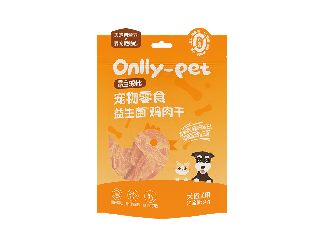 昂立波比宠物零食益生菌*鸡肉干
