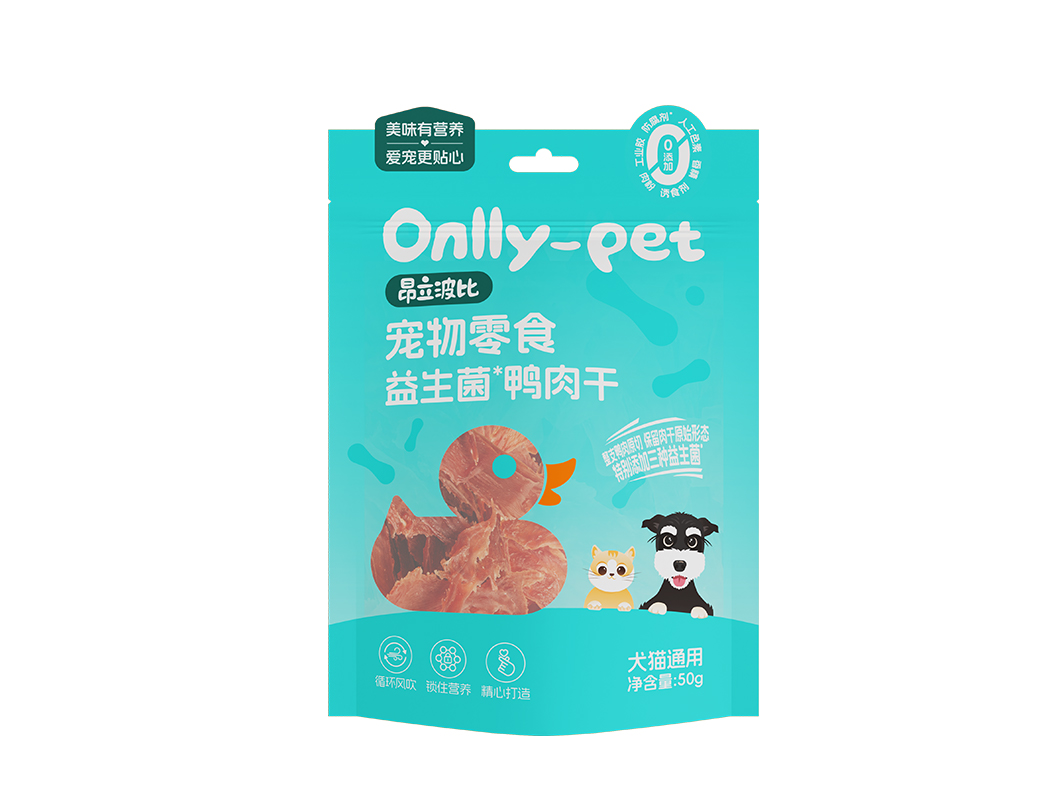 Onlly Pet Snacks Probiotic* Duck Jerky